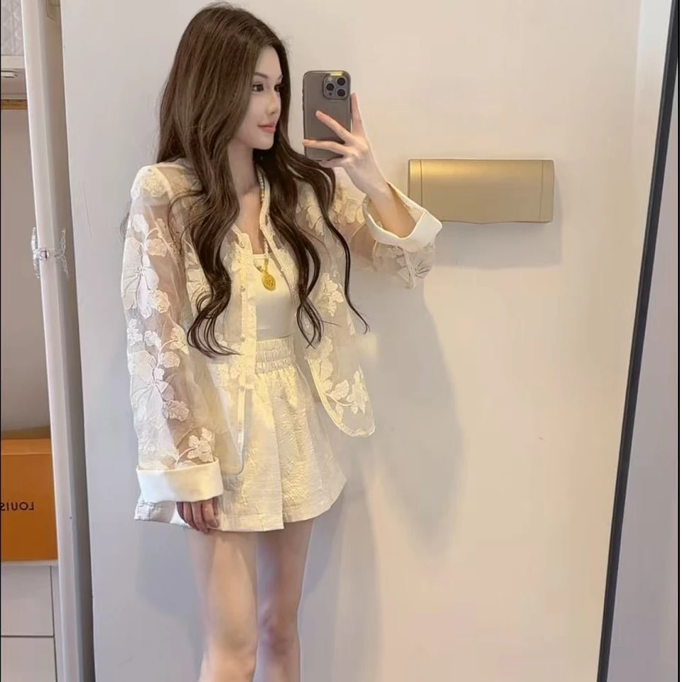 清 7652#高端精致刺绣外套上衣