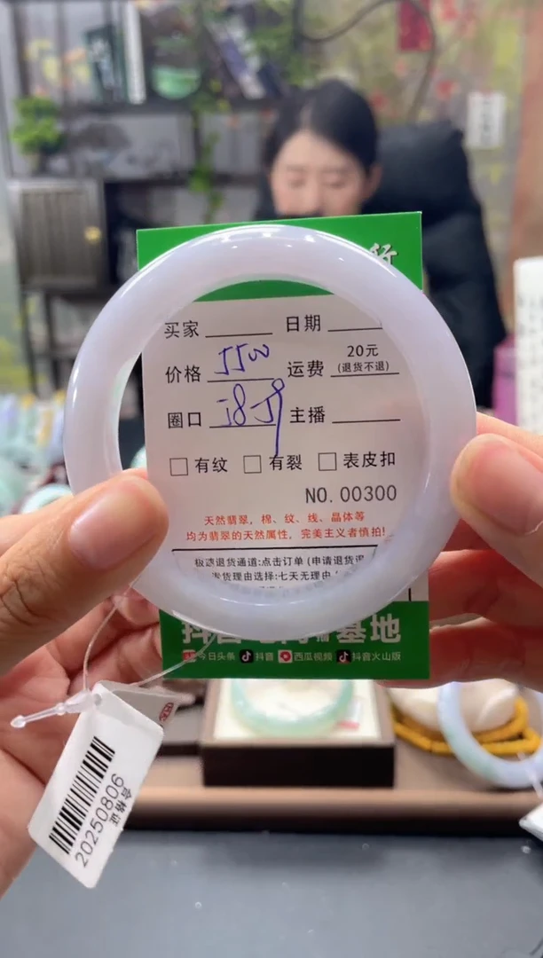 未镶嵌手镯翡翠300****