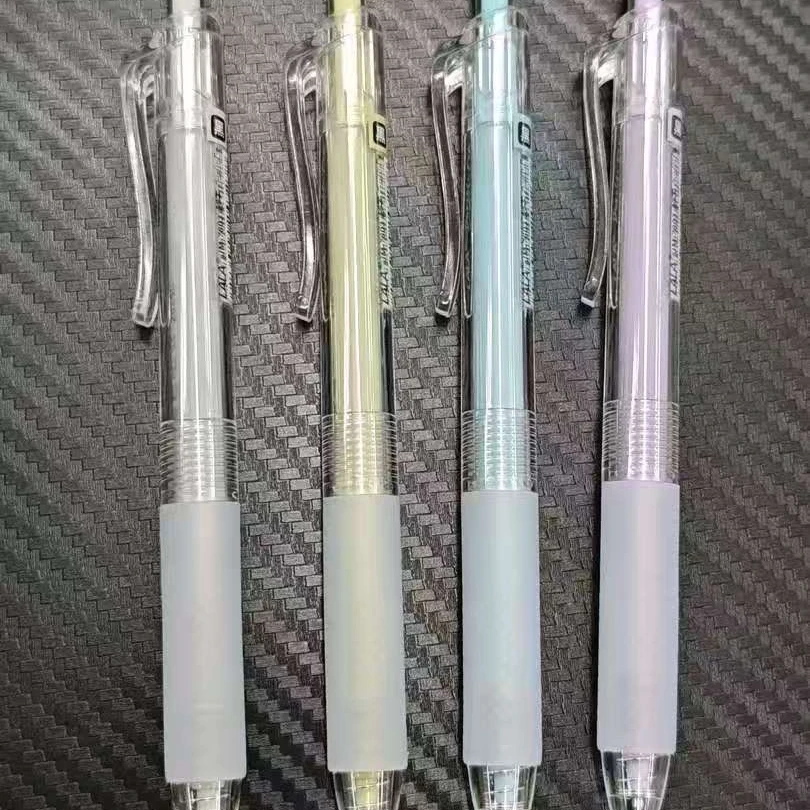 【发12支-黑色】【lala青春系7803大容量1800m秒干油墨cs双珠黑色】