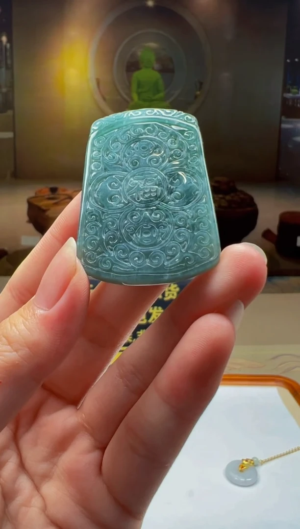 翡翠未镶嵌颈饰YY2025-8-12-5