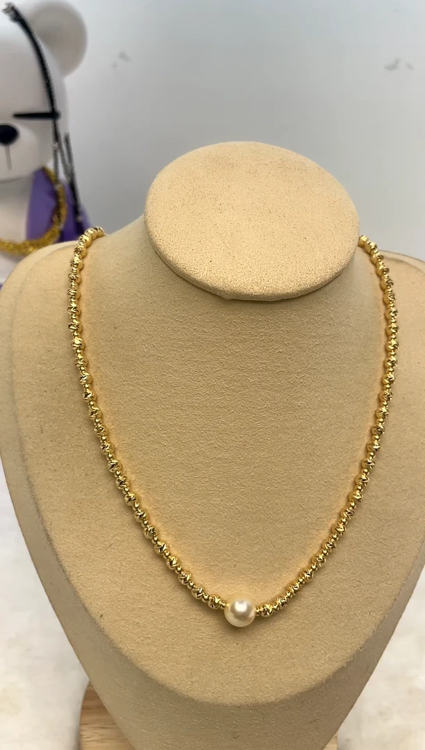 颈饰银S925镶嵌海水珍珠9