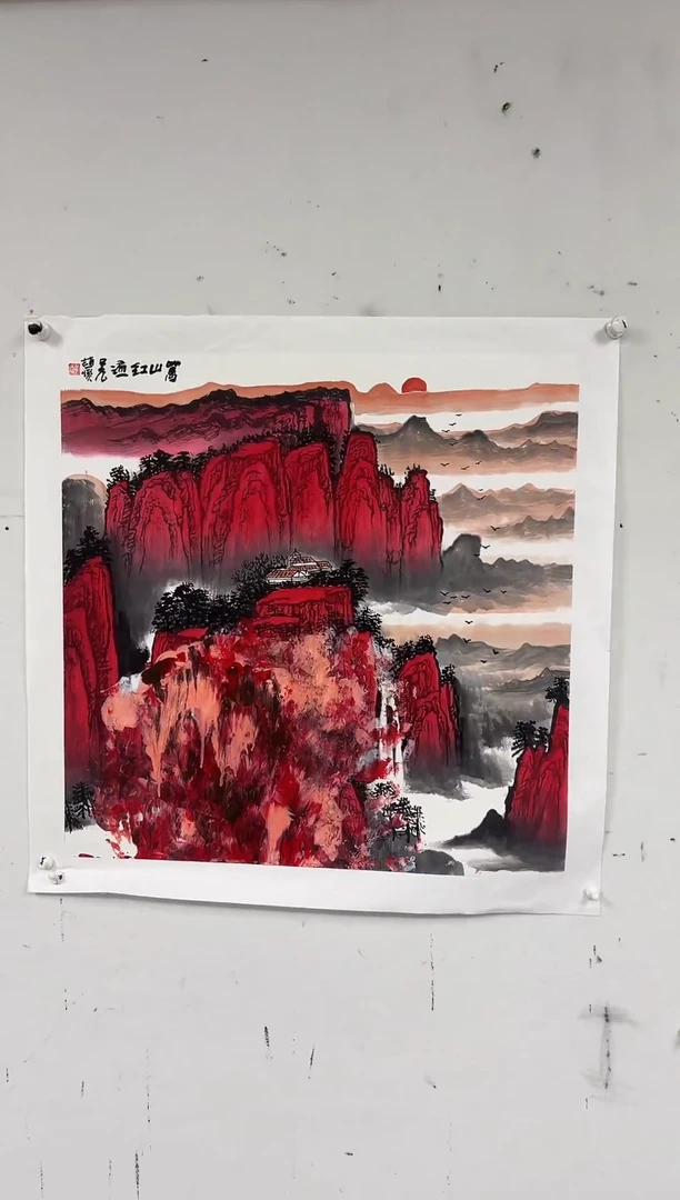 国画赵燮-4平尺-国画作品
