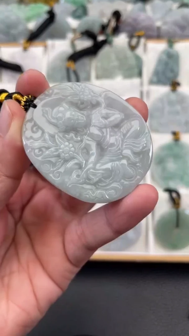 颈饰未镶嵌翡翠天然缅甸翡翠A货208