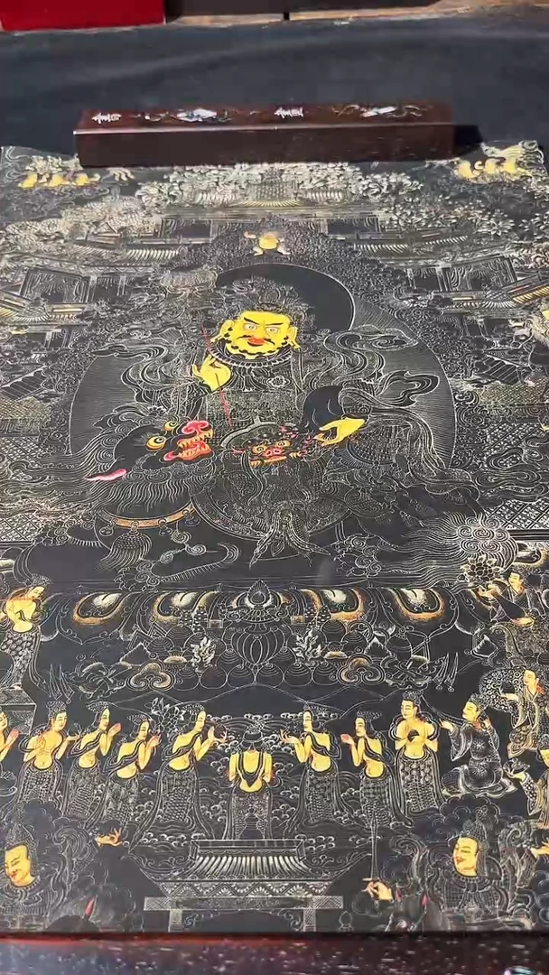 卷轴画藏式珍藏彩绘艺术馆10
