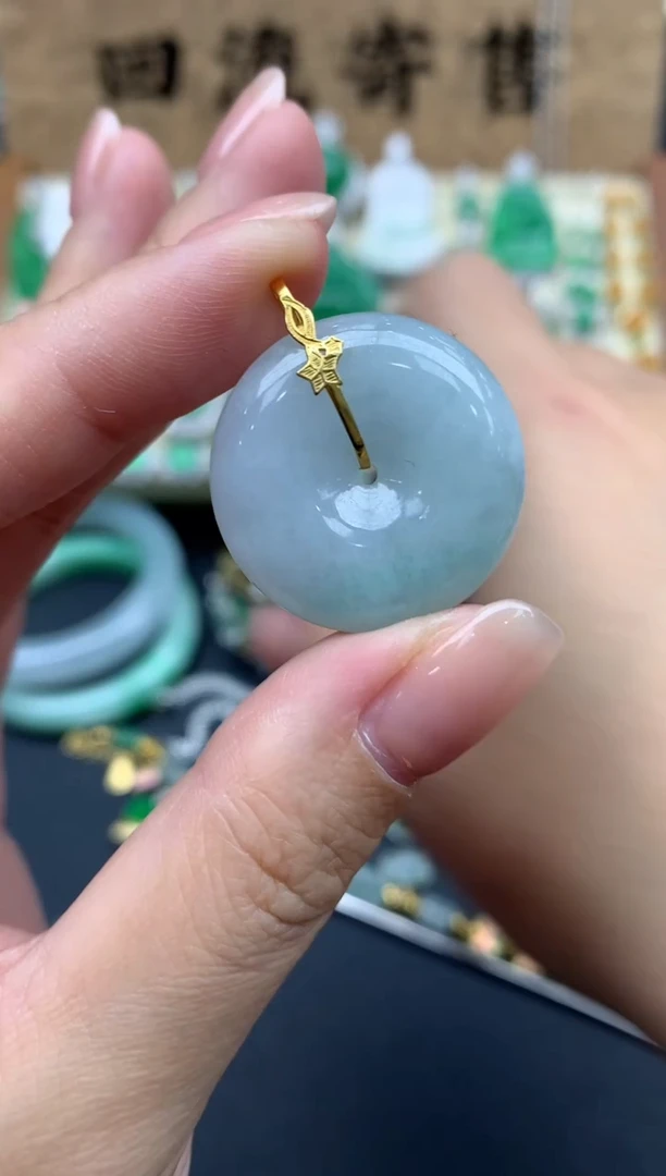 【闪购商品】翡翠颈饰18K金镶嵌165-中国好珍宝