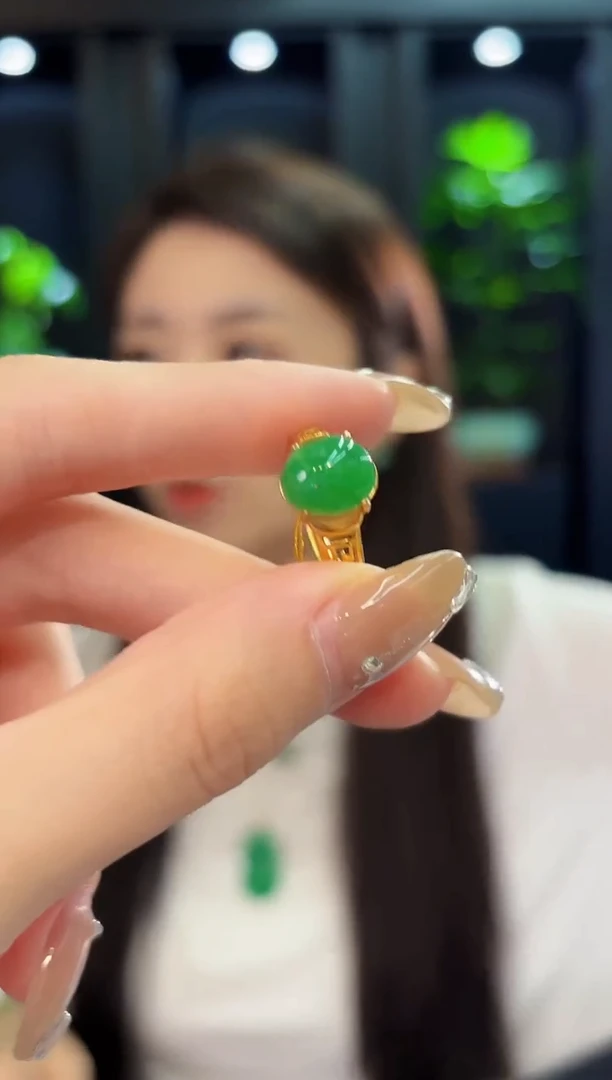 翡翠戒指未镶嵌缅料A货/多样性发货/一件