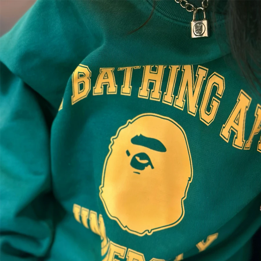 柠檬妈童装儿童森林绿补丁亲子装卫衣百搭休闲圆领套头长袖春秋款