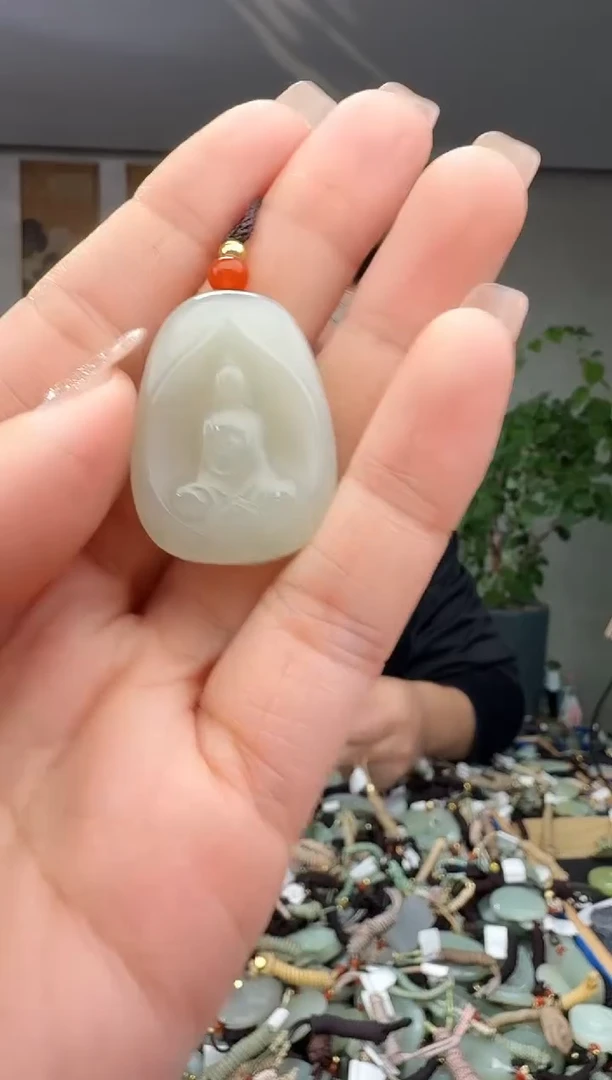 颈饰未镶嵌和田玉拍一发一多样性发货