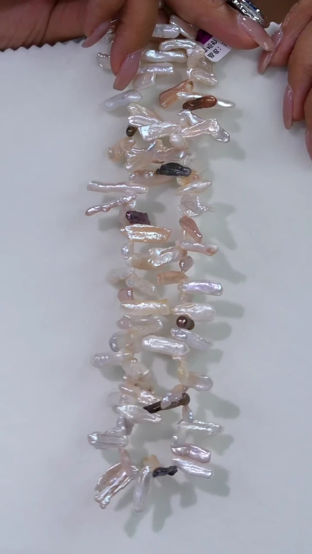 未镶嵌淡水珍珠项链747