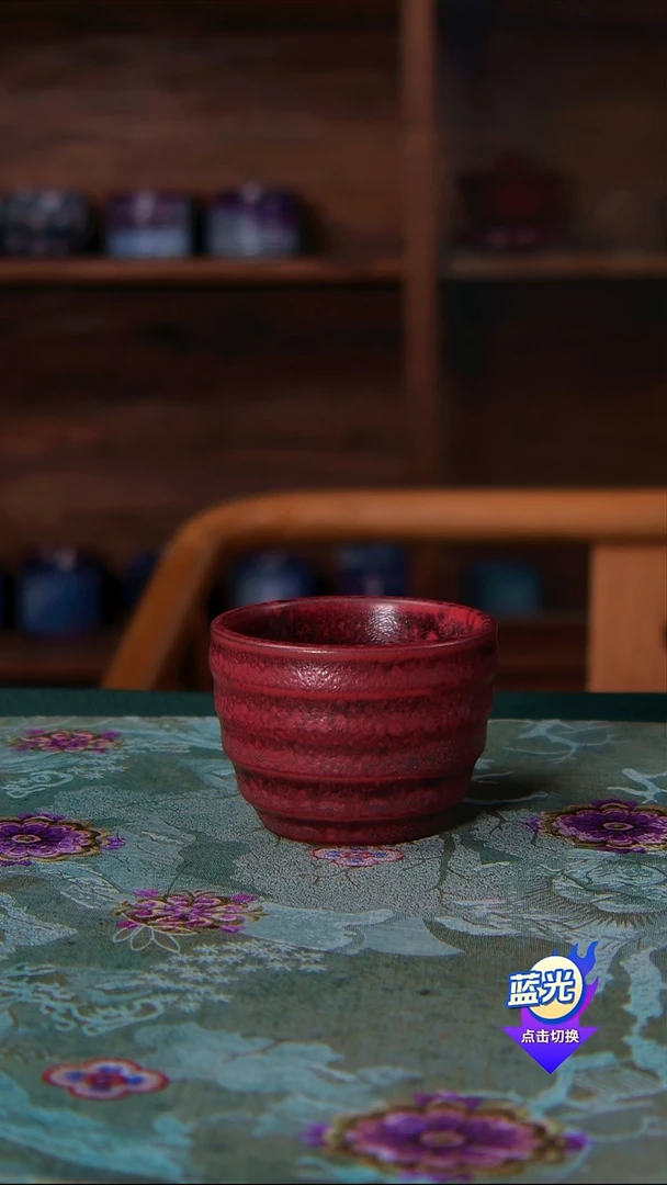 清**为高端茶器-（鸡窝小）孤品级-梁青杨炭烧茶盏-珍藏版