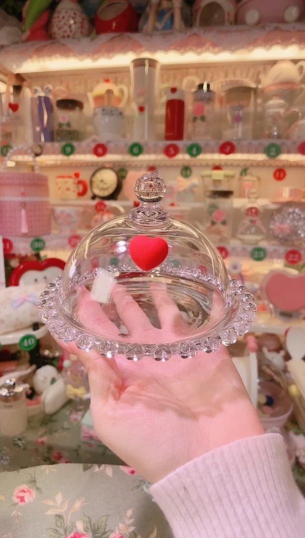 【闪购商品】摆件爱心甜品盘品质好，发货快，放心拍