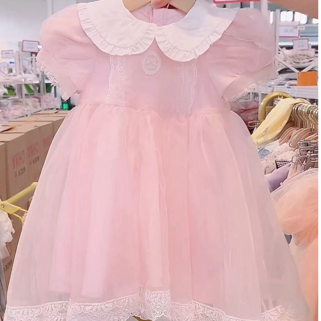 3【在逃公主】B206女宝气质2025莎莎裙夏款百搭可爱连衣裙