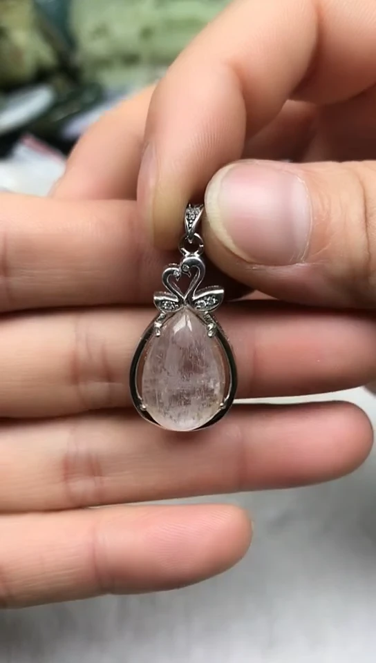 【闪购商品】水晶颈饰银S925镶嵌吊坠