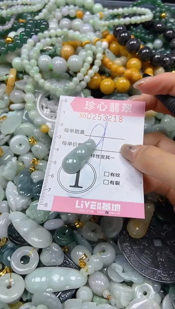 翡翠未镶嵌颈饰闪购0253218