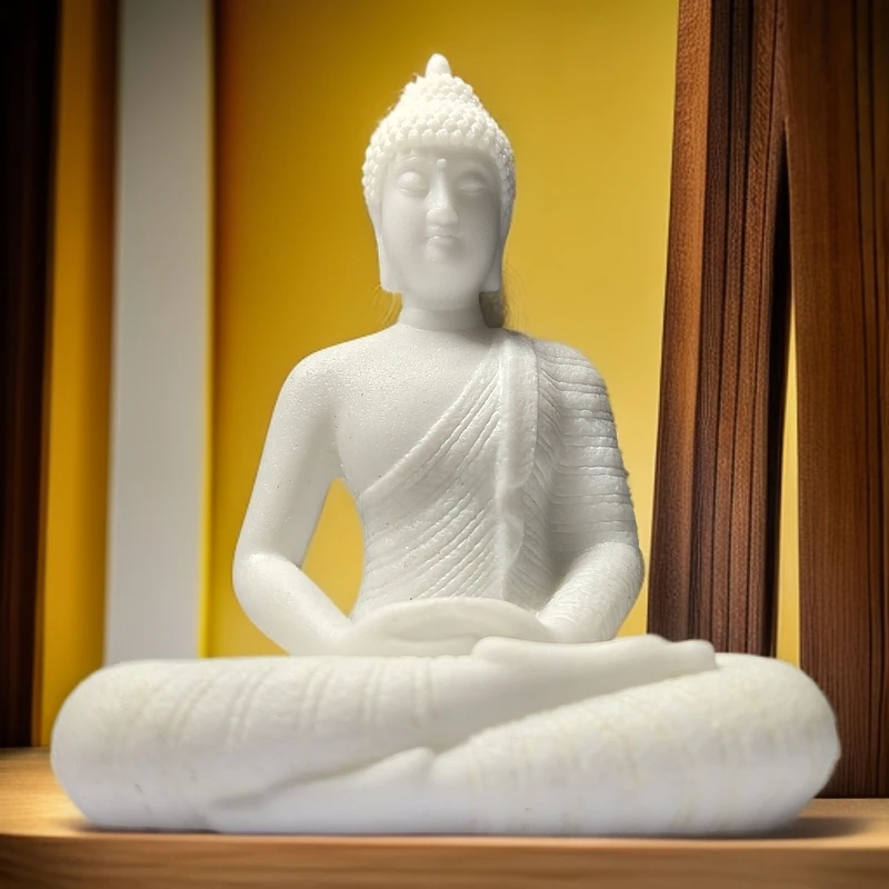 大日如来摆件释迦摩尼佛像雕塑创意茶空间茶桌禅意茶宠中式摆设