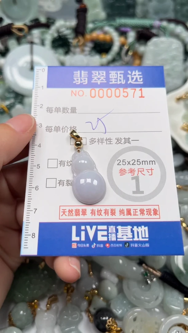 【闪购商品】翡翠颈饰未镶嵌00..0571
