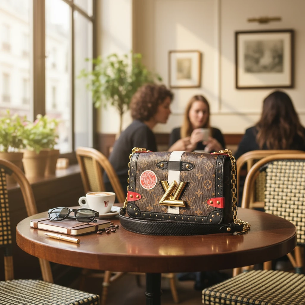 95新 LouisVuitton/路易威登  老花徽章斜挎包 1794 6686