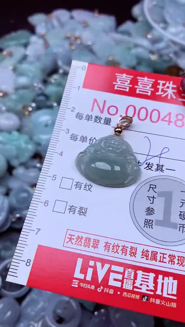 吊坠(不含链)未镶嵌翡翠4818