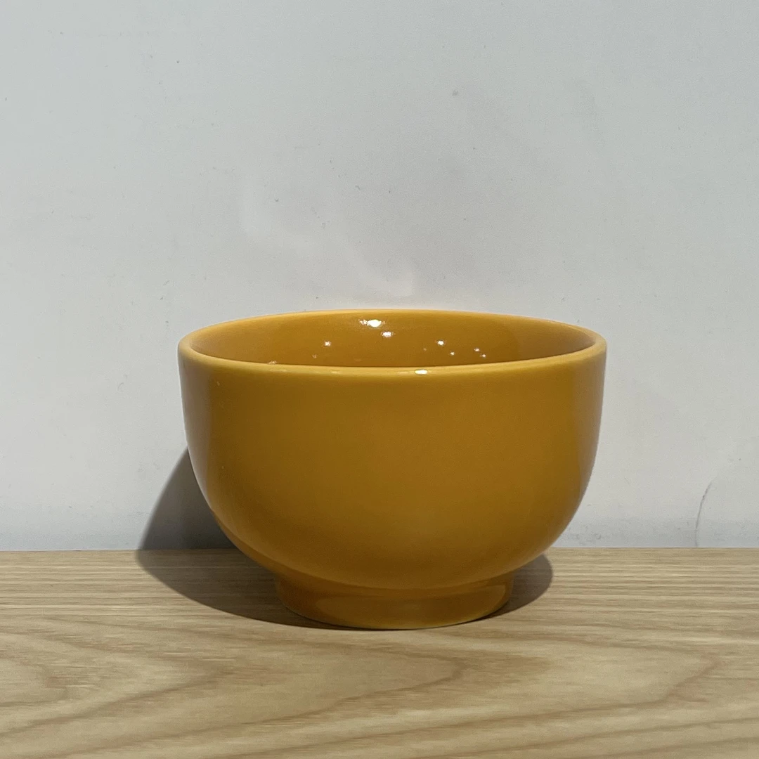 闻兮茶器明黄釉碗杯主人杯陶瓷茶杯茶盏