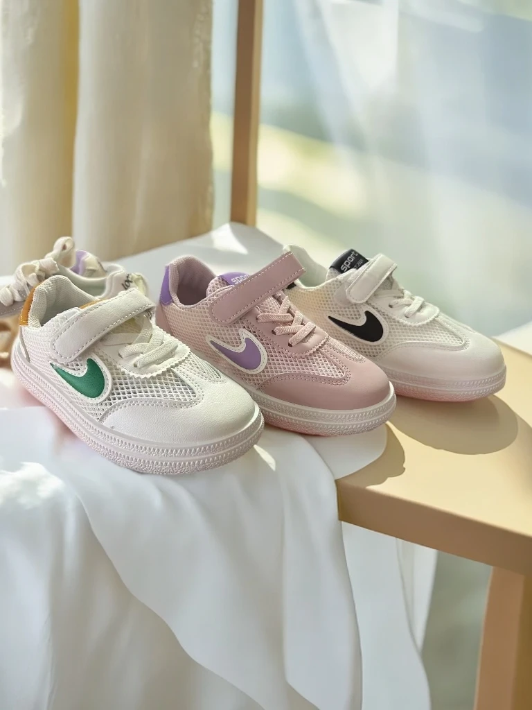 透气超清男宝女宝网鞋板鞋春秋通用大童休闲鞋