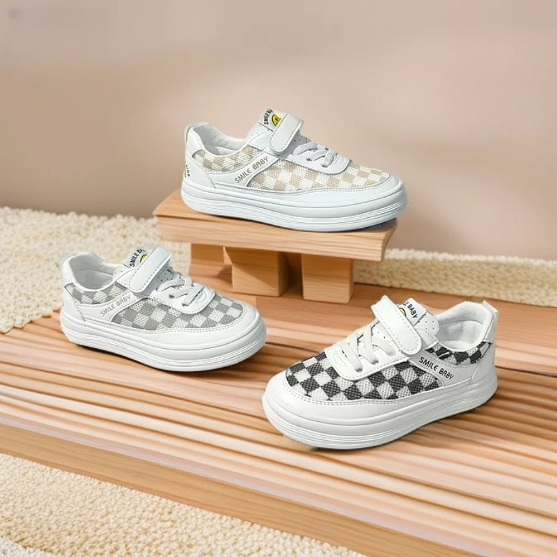 【276】夏季款潮流时尚网面透气舒适男童女童时尚百搭低帮板鞋B-5