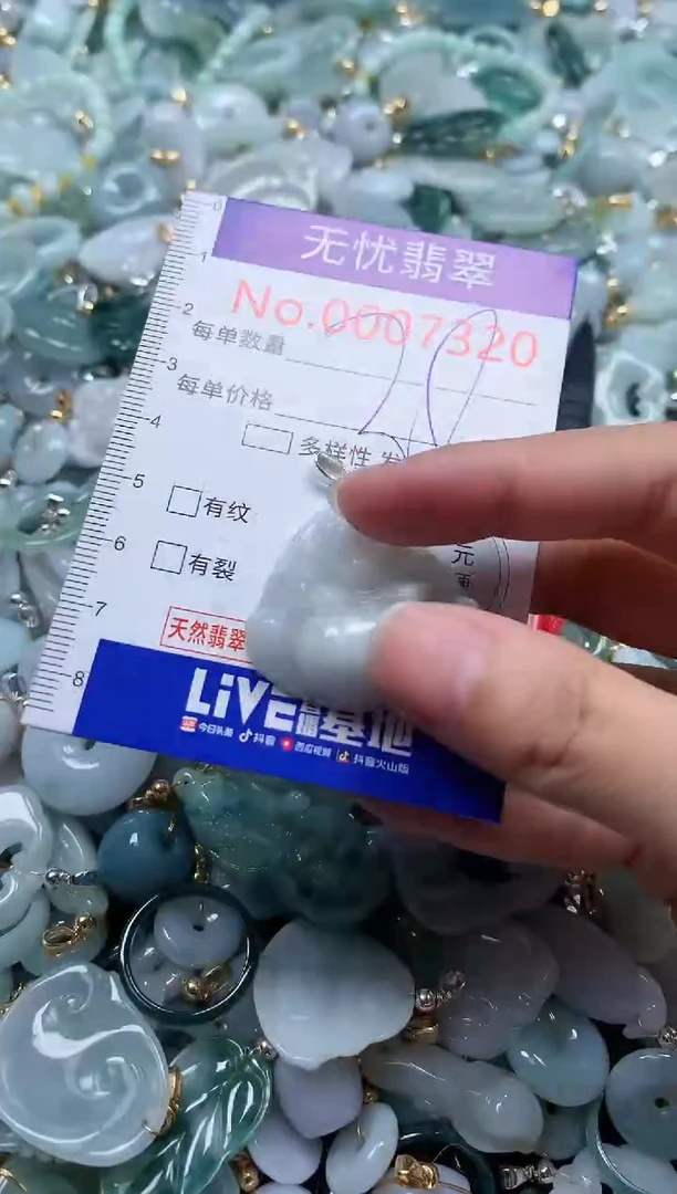 翡翠未镶嵌吊坠(不含链)7320