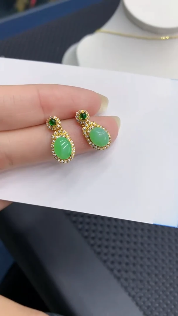 【闪购商品】翡翠颈饰银S925镶嵌            8