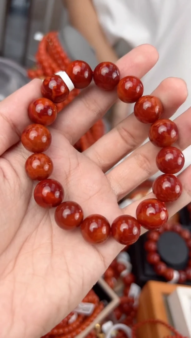 南红玛瑙单圈未镶嵌@T07156@13MM