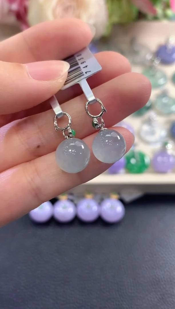 吊坠(不含链)18K金镶嵌翡翠b21 多样性一件发货