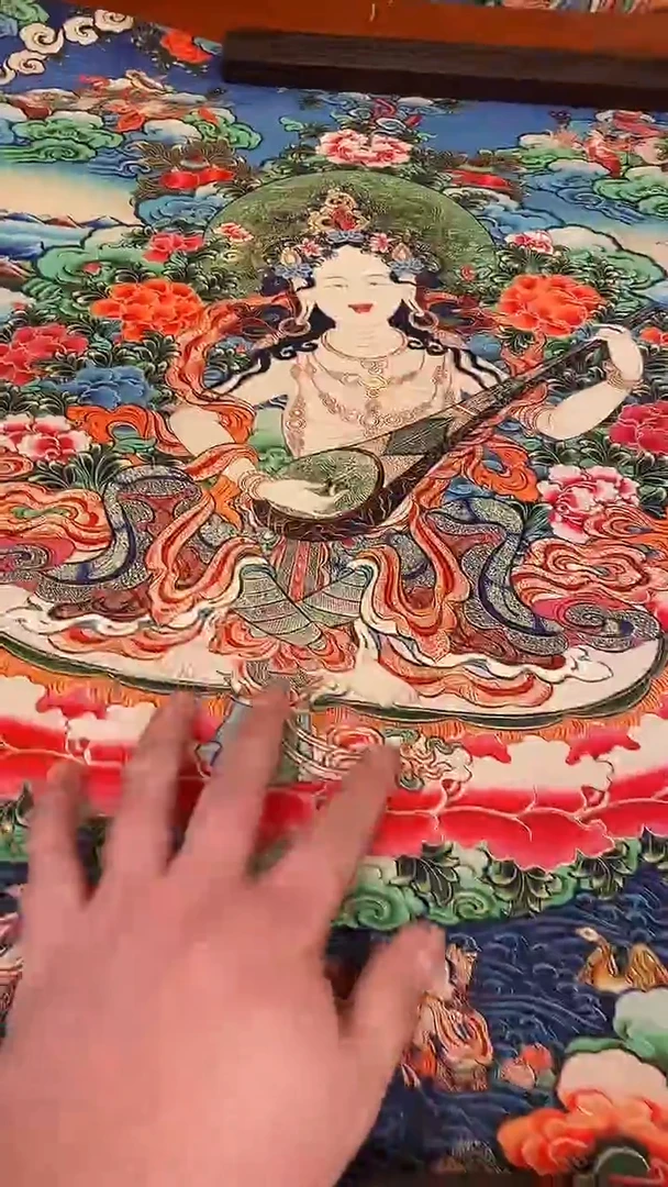 装裱画精美唐卡tk16005