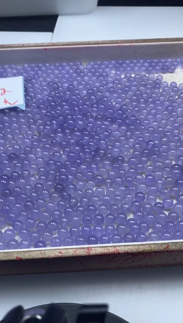 【闪购商品】玛瑙/玉髓颈饰未镶嵌w2162冰仙紫8mm*30颗