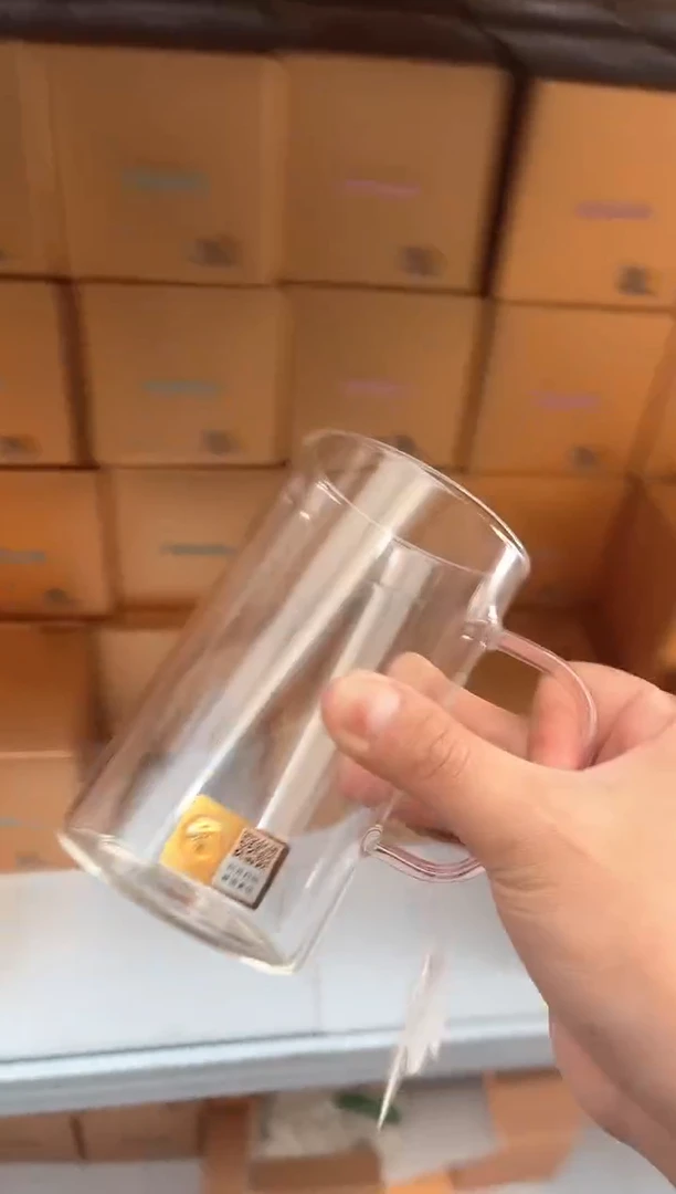 【闪购商品】晶彩/清简杯/浅粉。。