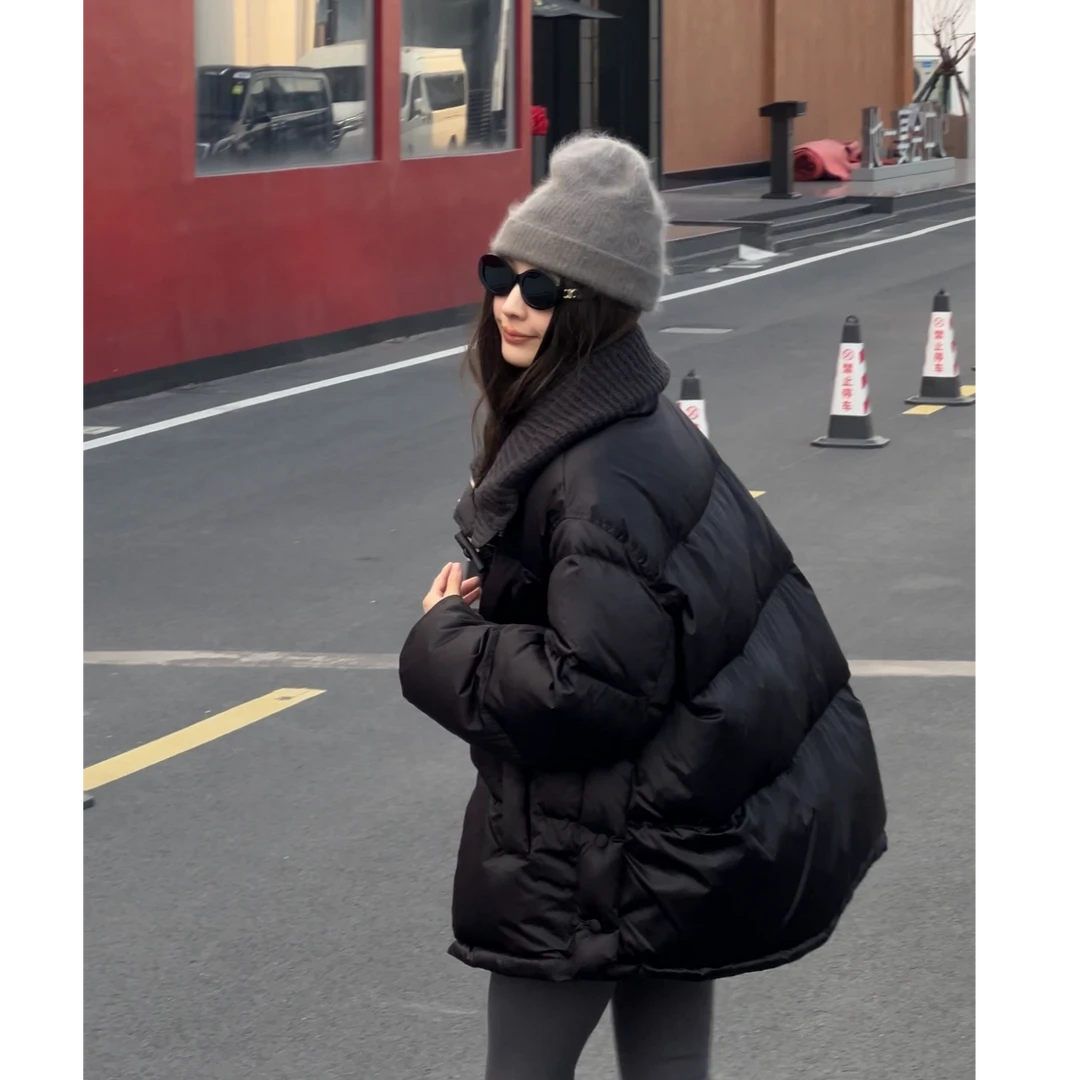 【RONGYI]2024百搭宽松加厚韩版休闲时尚保暖冬季短款鹅绒服