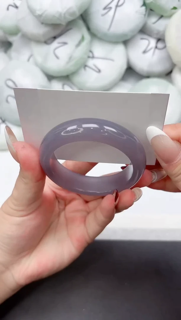 未镶嵌手镯石英质玉12-52.5