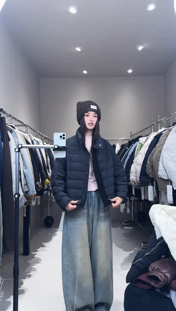 排骨款羽羽服黑色