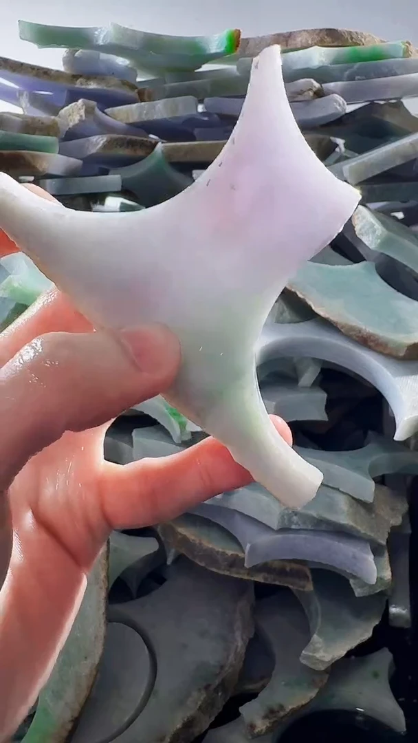 裸石翡翠缅甸翡翠A货文3158