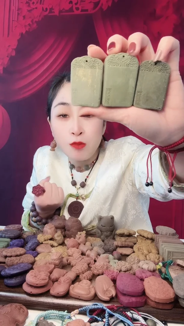 【闪购商品】泥塑瑕疵茉莉清茶无事牌1个