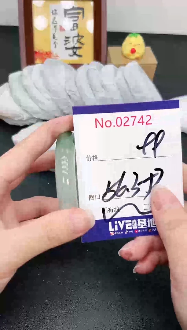 未镶嵌手镯翡翠2742