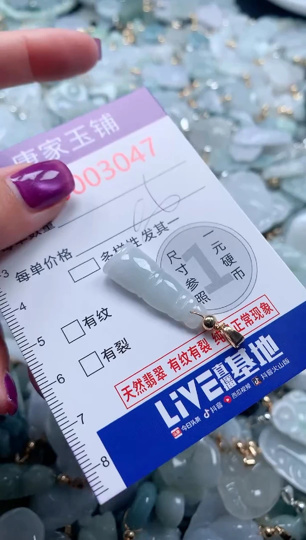 颈饰未镶嵌翡翠3047