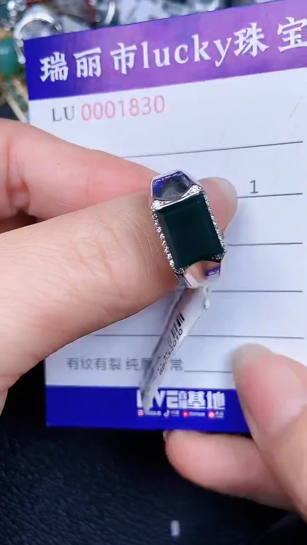 颈饰银S925镶嵌翡翠1830