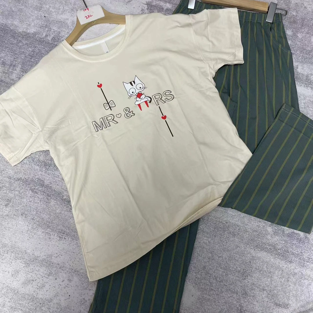 （001---005)圆领家居服睡衣