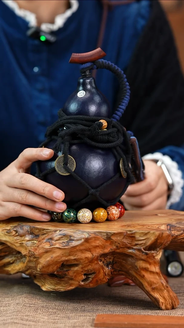 【闪购商品】229—光岳葫天然大漆酒葫芦不含漆珠