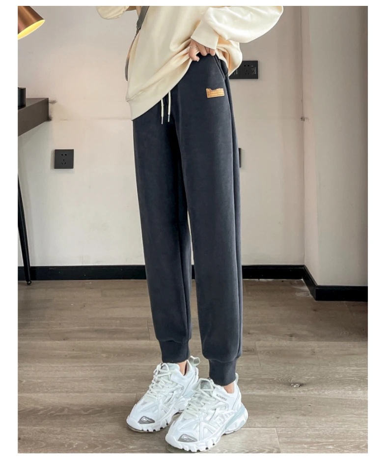 春款【629#】秋款时尚休闲宽松窄版显瘦百搭垂感直筒阔腿女士长裤