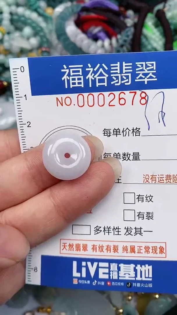 翡翠未镶嵌颈饰...0002678