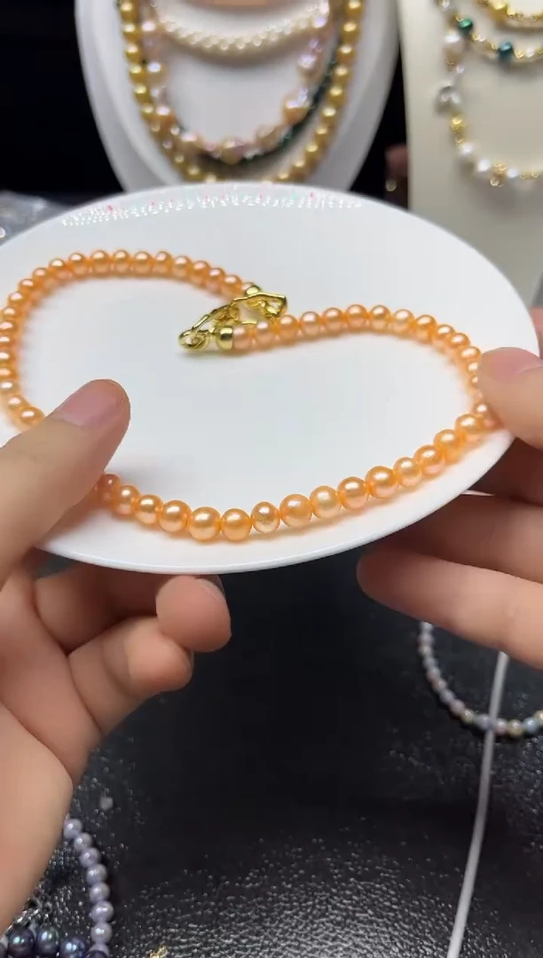 淡水珍珠未镶嵌颈饰多人