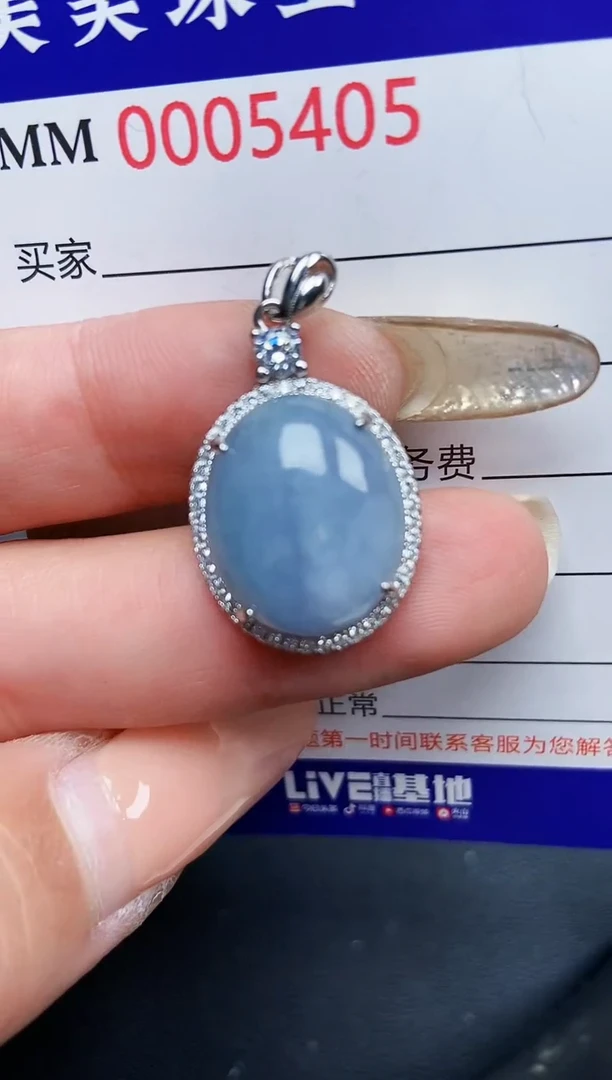 【闪购商品】翡翠颈饰银S925镶嵌5405