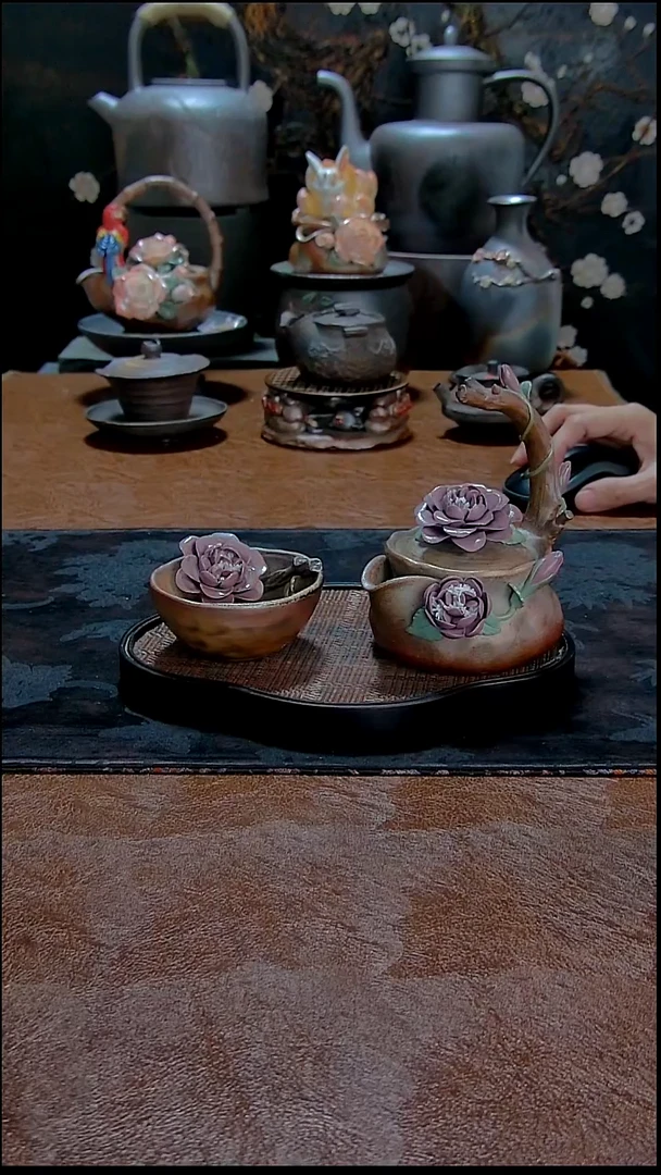 月季花半提梁宝瓶套装活动价