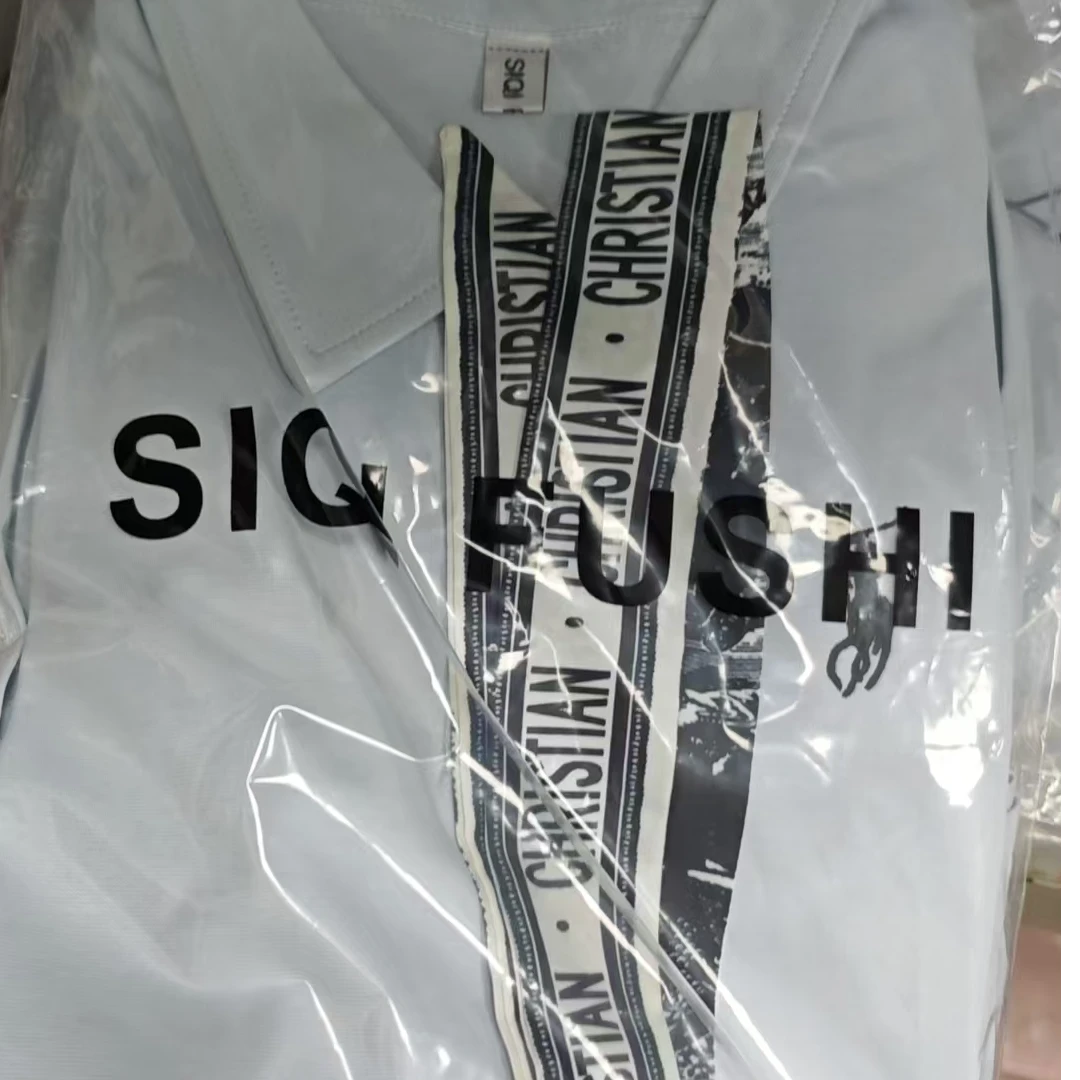 【Cikky定制】正肩毛针织衫针织无袖POLO领夏季条纹上衣黑色短袖