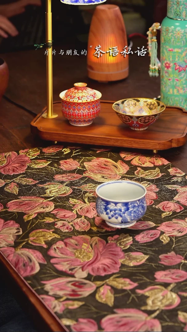 【闪购商品】伴斤茶舍    青花   花卉  单杯