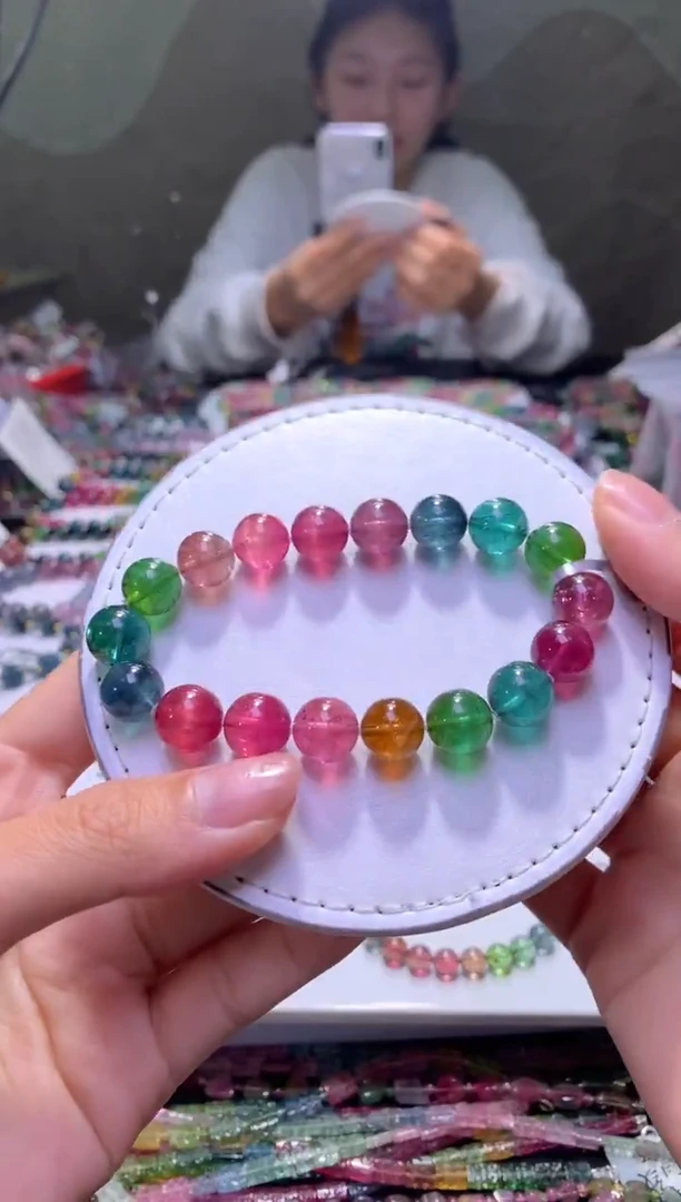 未镶嵌手串碧玺A29【天然碧玺】